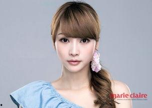 明星马尾辫生活照